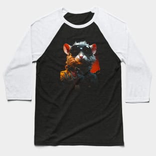 Gangsta Rat Baseball T-Shirt